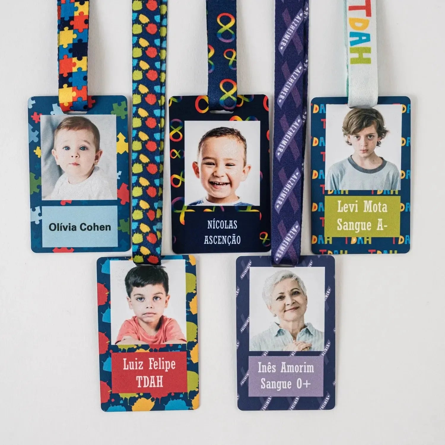 Crachá de Identificação-Grudado em Você-Personalizados