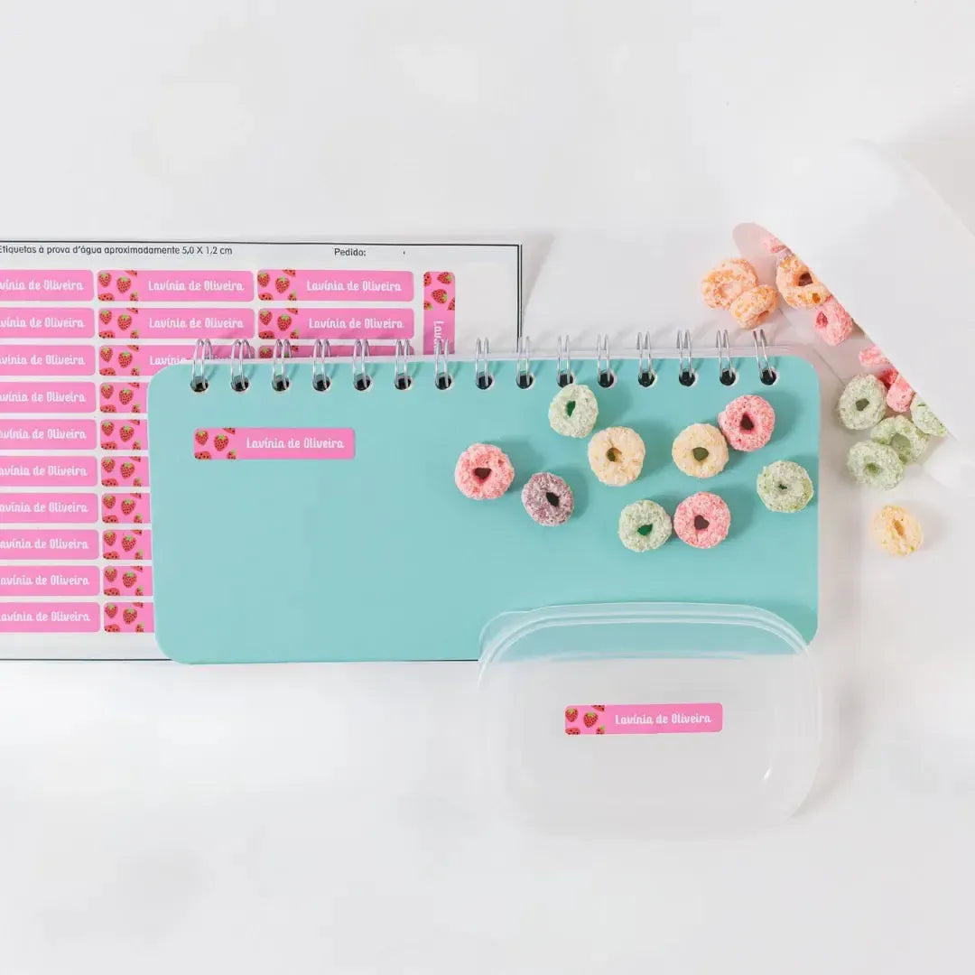 Custom Skinny Colorful Label