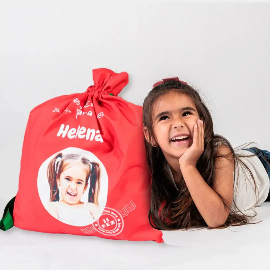 Christmas Gift Bag with Photo
