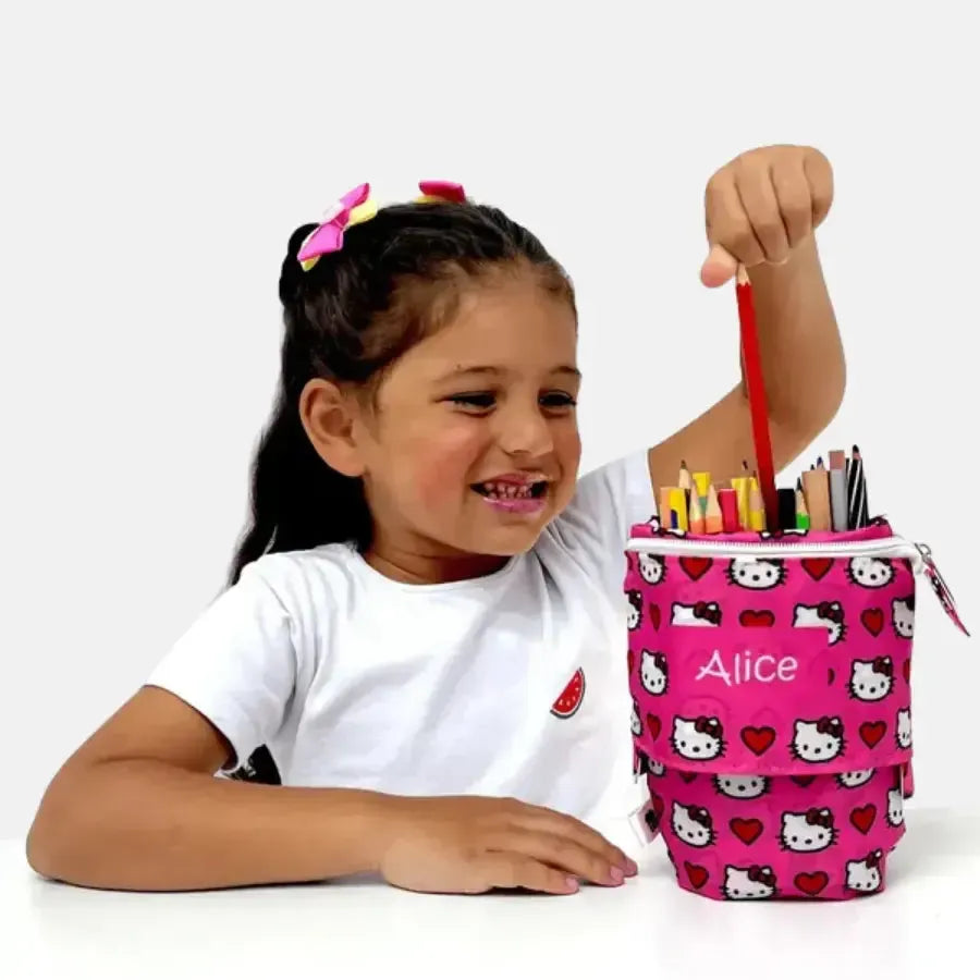 Estojo Porta Lápis-Grudado em Você-Personalizados