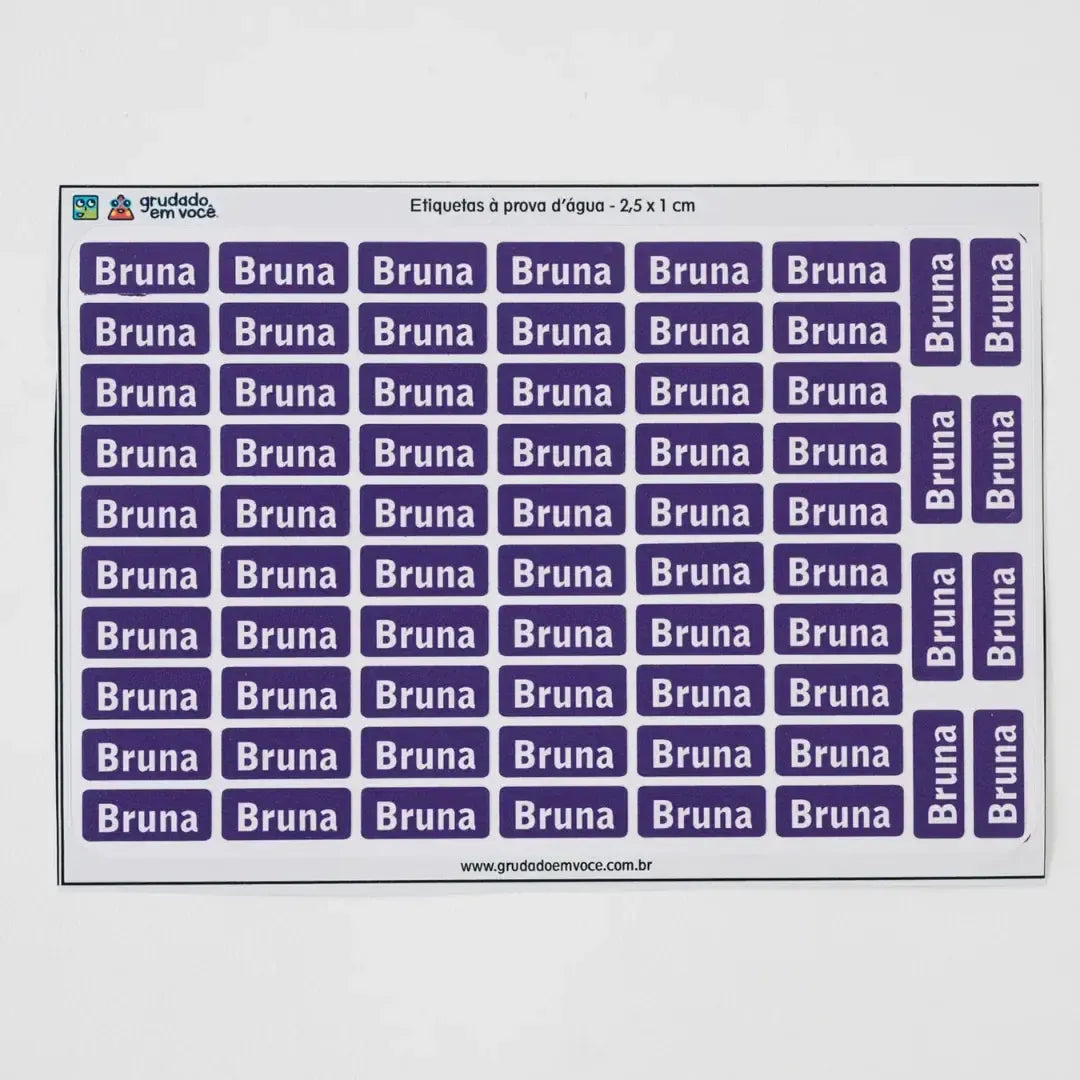 Etiqueta Super Mini-Grudado em Você-Personalizados