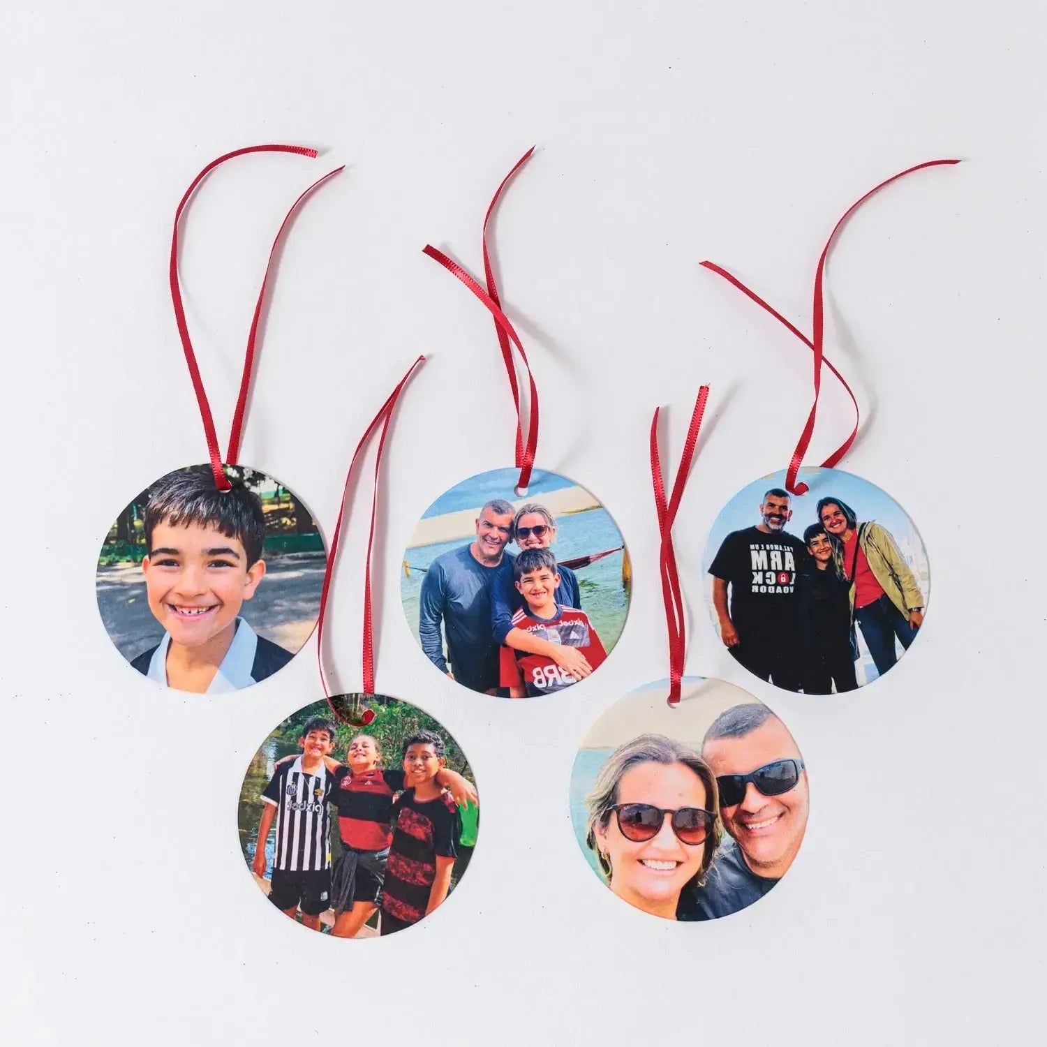 Set of 5 Christmas Photo Tags