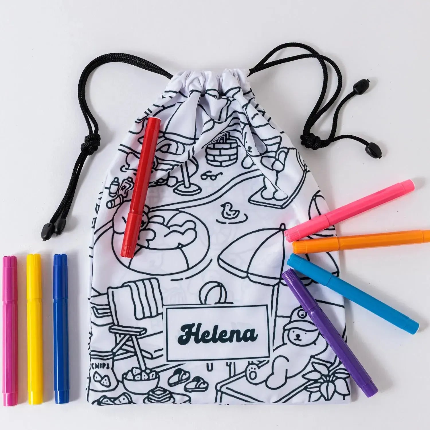 Personalized Coloring Bag