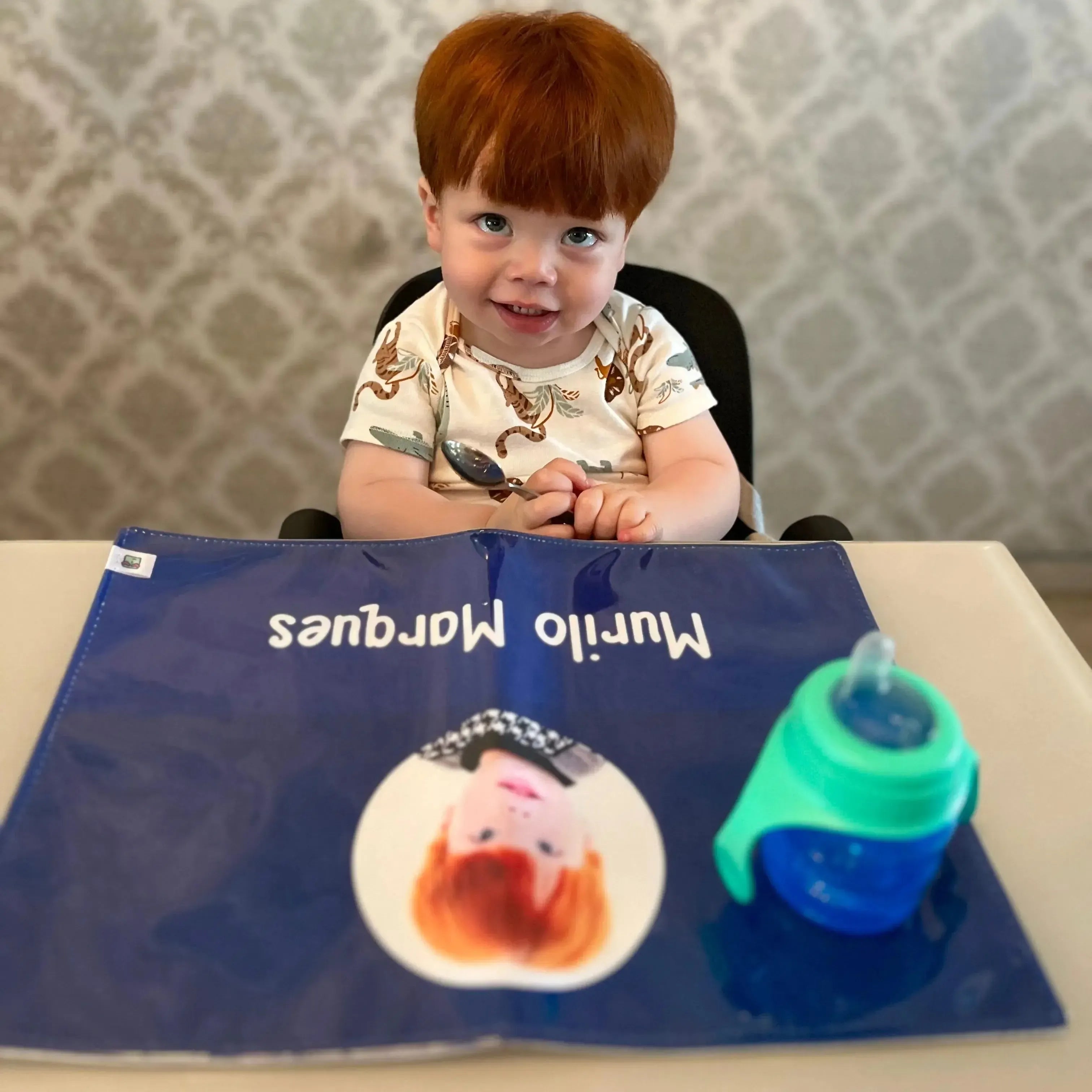 Jogo Americano Dobrável com Foto-Grudado em Você-Personalizados