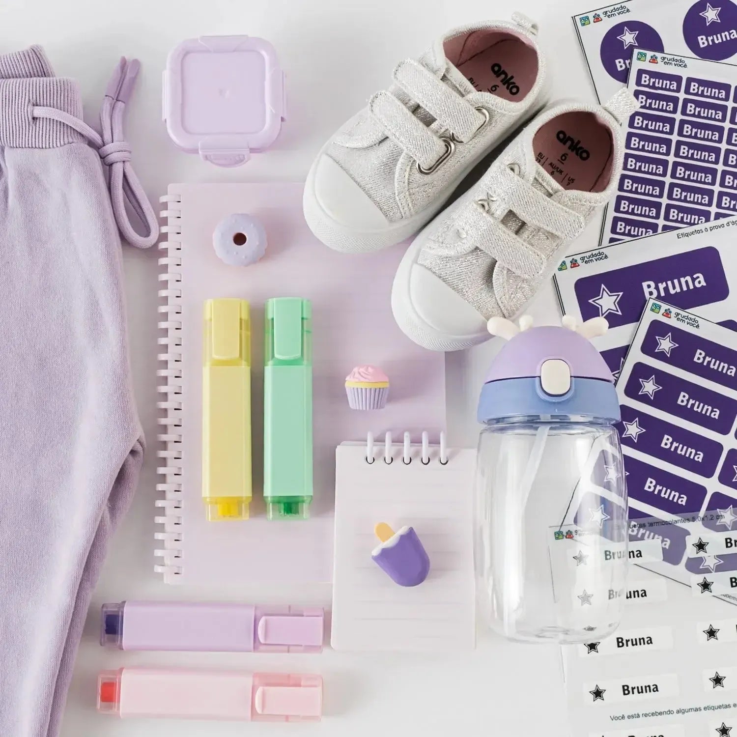 Kit Pré-Escolar-Grudado em Você-Personalizados