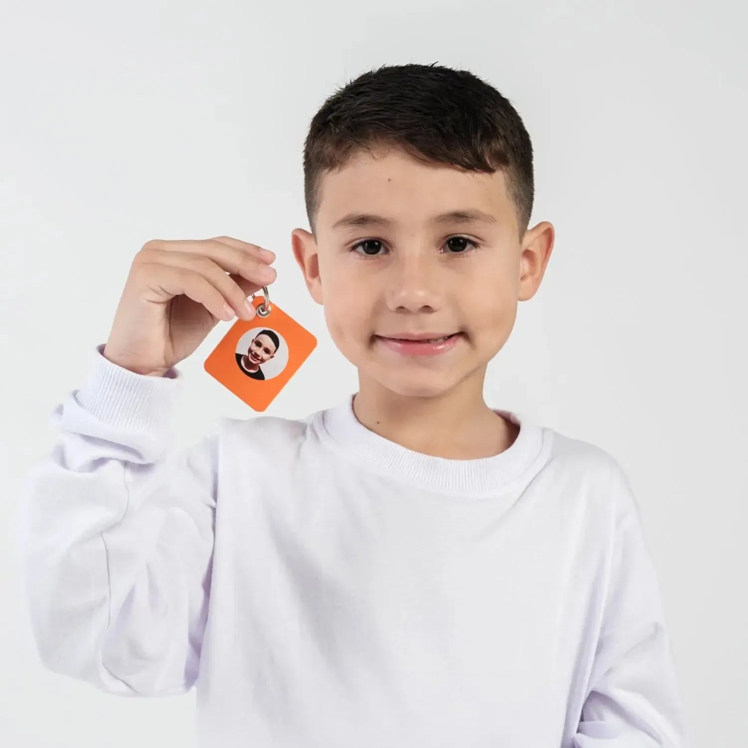 Mini Tag com Foto-Grudado em Você-Personalizados