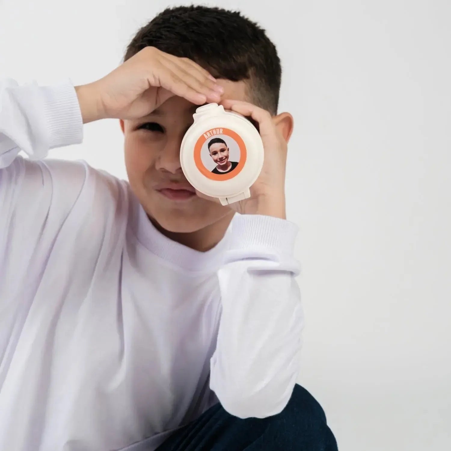 Redonda com Foto 4cm-Grudado em Você-Personalizados