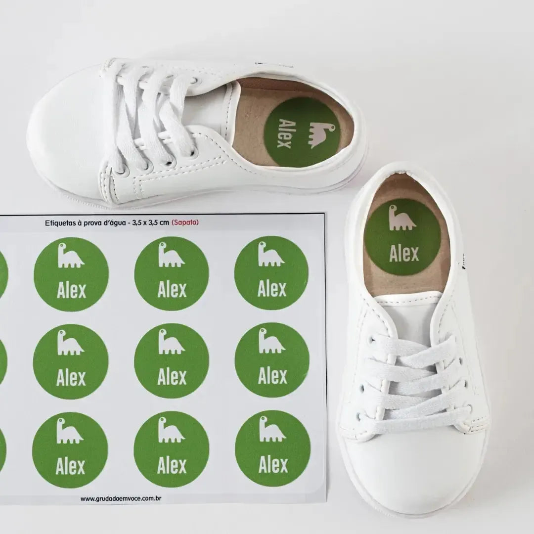 Redonda para Sapatos-Grudado em Você-Personalizados