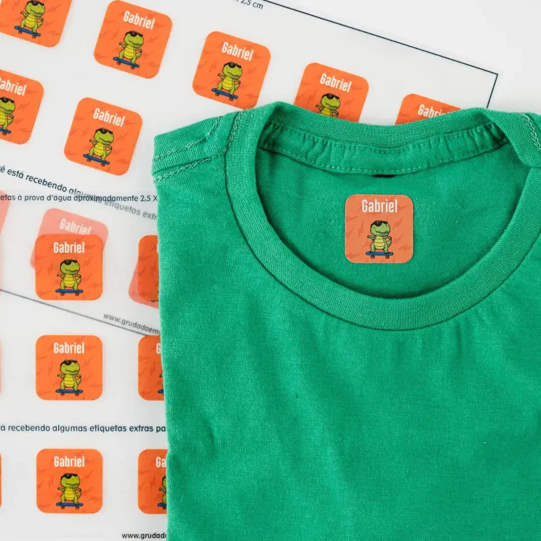 Termocolante Quadrada-Grudado em Você-Personalizados