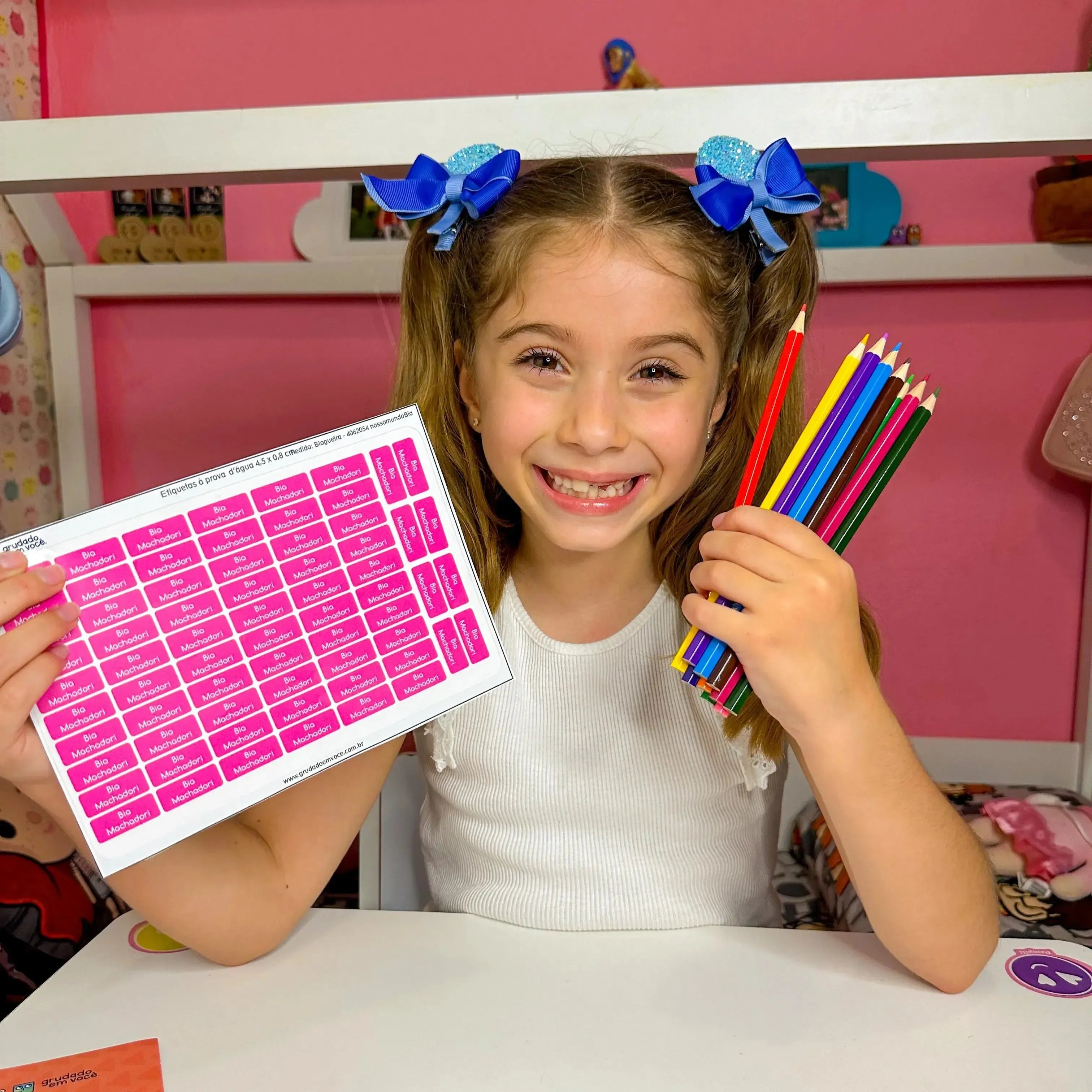 Etiqueta Super Mini-Grudado em Você-Personalizados