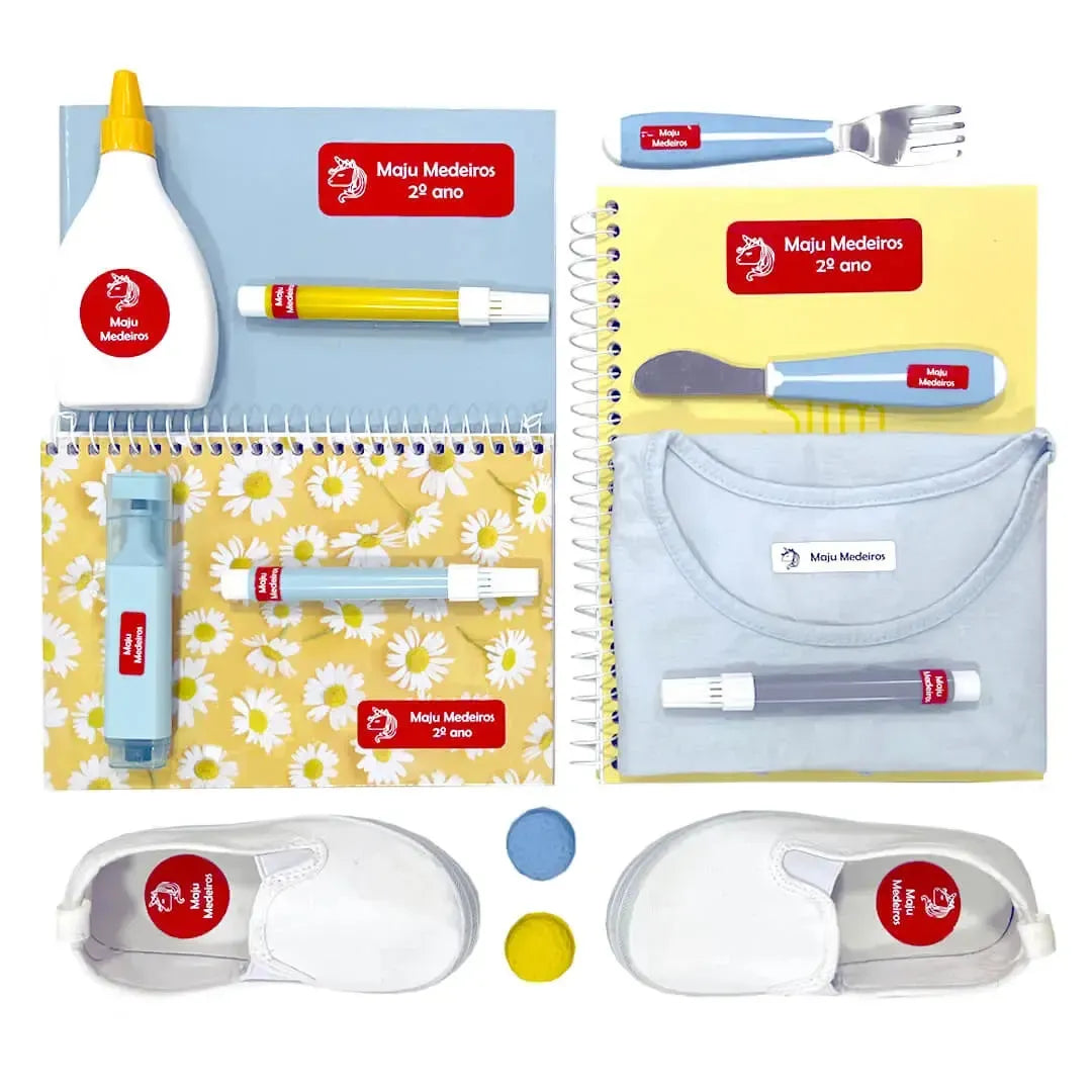 Kit Pré-Escolar-Grudado em Você-Personalizados