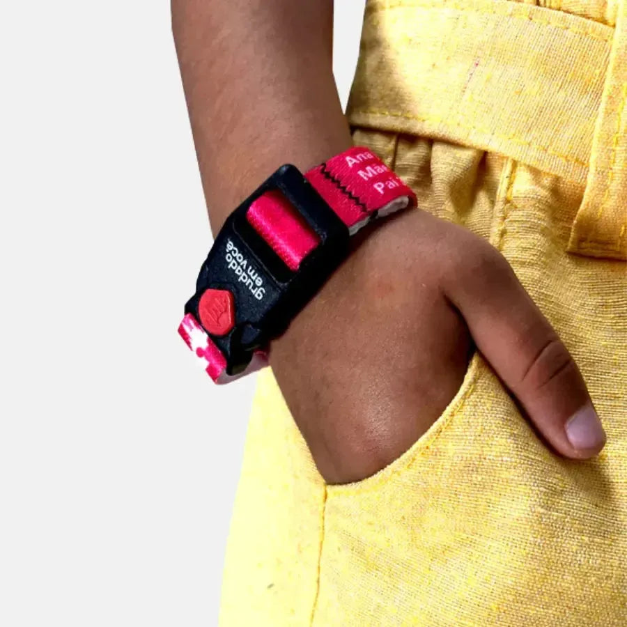 Pulseira de ID Reutilizável-Grudado em Você-Personalizados