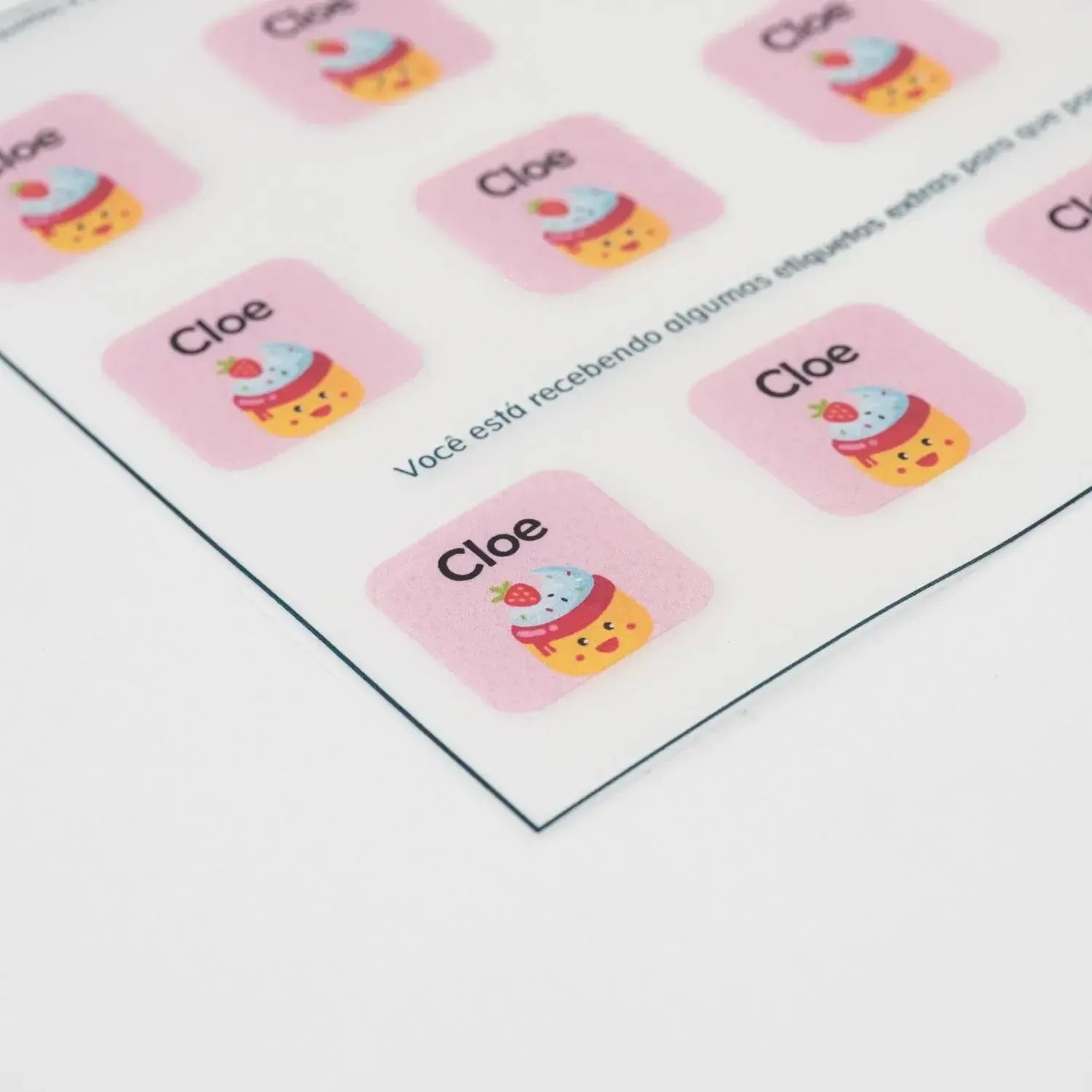 Termocolante Quadrada-Grudado em Você-Personalizados