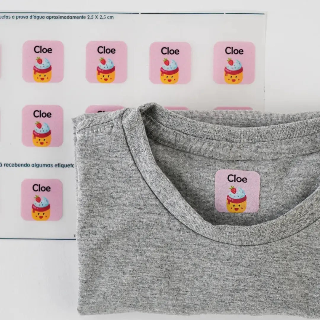 Termocolante Quadrada-Grudado em Você-Personalizados