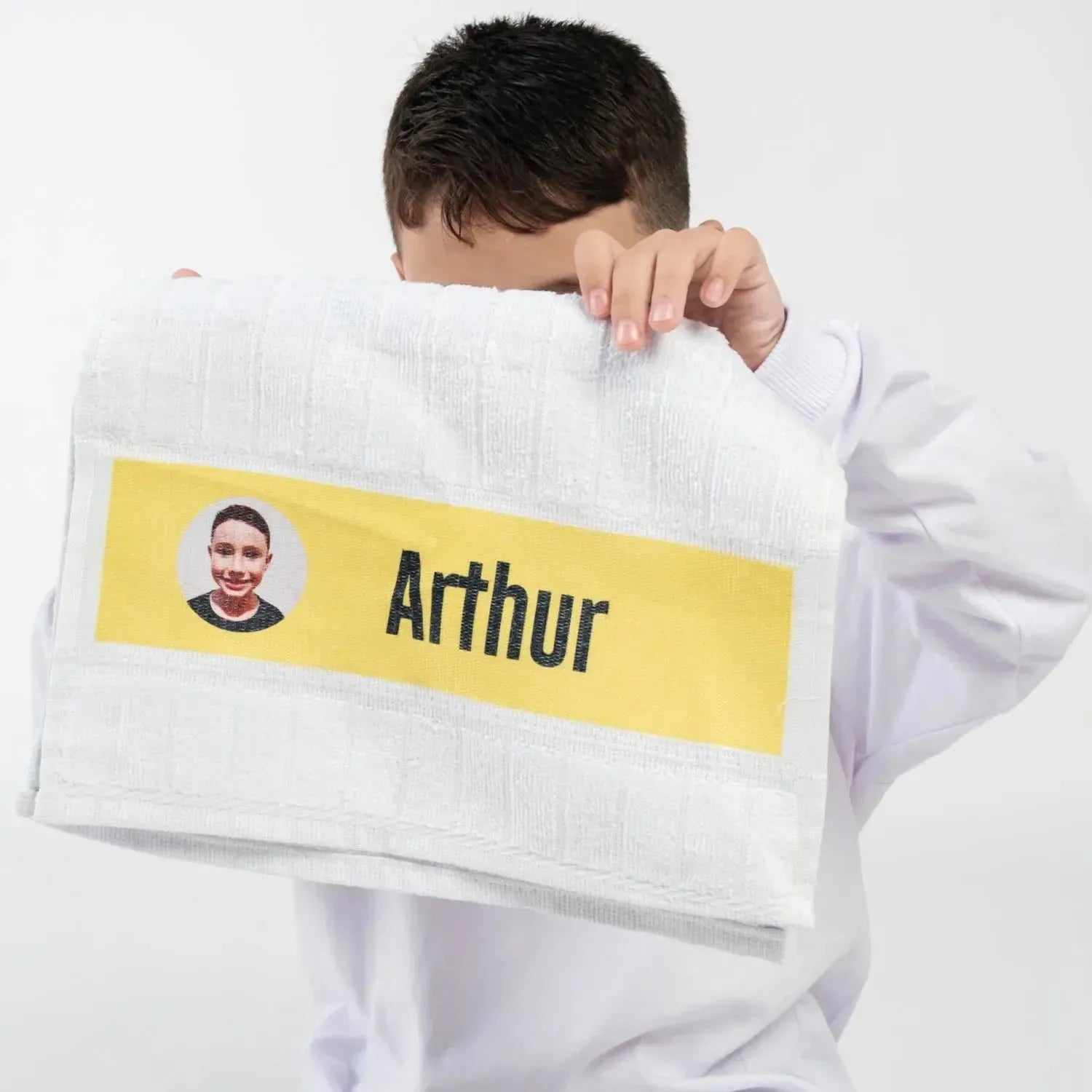 Toalha de Mão Personalizada com Foto-Grudado em Você-Personalizados